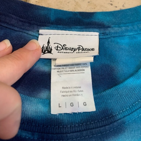 Disney Parks 2017 Sorcerer Mickey Tie-Dye T-Shirt | Adult Size Large - Picture 4 of 5